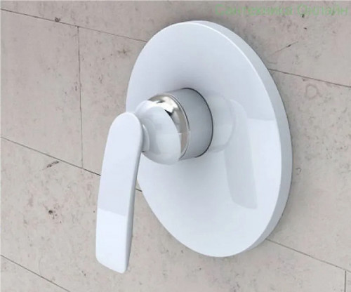 Смеситель для душа Kludi Balance 526559175 Белый Хром латунь встраиваемый