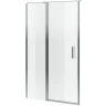 Душевая дверь Excellent Mazo 140 KAEX.3025.1S.1400.LP+KAEX.3025.1D.0650.LP (KAEX.3025.1D.0650.LP+KAEX.3025.1S.1400.LP) профиль Хром стекло прозрачное