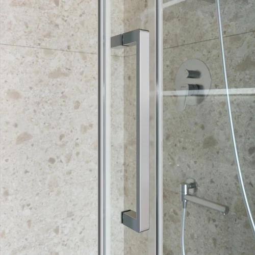 Душевая дверь BelBagno Marino 2 140 MARINO-2-BF-1-140-C-CR профиль Хром стекло прозрачное