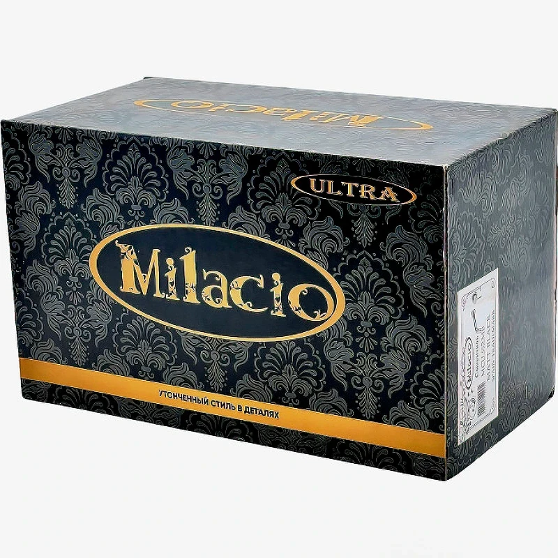 Смеситель для раковины Milacio Ultra MCU.552.MB Черный матовый нержавеющая сталь встраиваемый