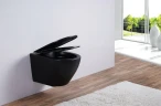 Унитаз Esbano Azalea ESUPAZALBM подвесной Черный матовый с сиденьем Микролифт фаянс подвесной