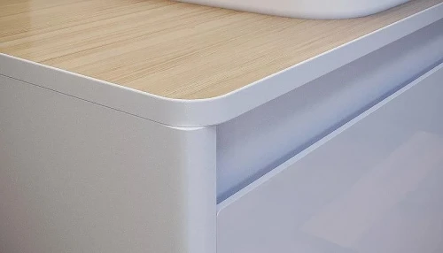 Столешница под раковину Velvex Klaufs 80 StKLA.80.MH-216.617 Белая Шатане
