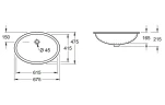 Раковина Villeroy&Boch Evana 67 61440001 Альпийский белый