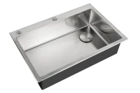 Кухонная мойка ZorG Lux 75 LUX 7551 цвет Нержавеющая сталь