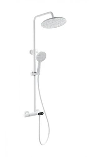 Душевая система Wonzon &amp; Woghand Muse WW-B2091-A-MW с термостатом цвет Белый матовый