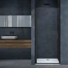 Душевая дверь Vincea Alpha 70 VDP-3AL700CLB профиль Черный стекло прозрачное