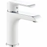 Смеситель для раковины Rose R21F R2101F Белый Хром латунь