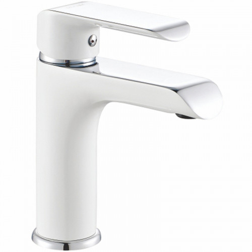 Смеситель для раковины Rose R21F R2101F Белый Хром латунь