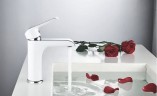 Смеситель для раковины Rose R21F R2101F Белый Хром латунь