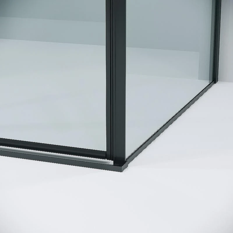 Душевой уголок Grossman Galaxy 110х90 120.K33.01.1190.21.00 профиль Черный матовый стекло прозрачное