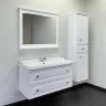 Тумба с раковиной Comforty Феррара 100 00004148009 подвесная Белый глянец
