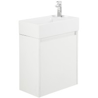 Тумба под раковину BelBagno Kraft Mini 50 L KRAFT MINI-500/260-1A-SO-BO-L подвесная Bianco Opaco МДФ / ЛДСП