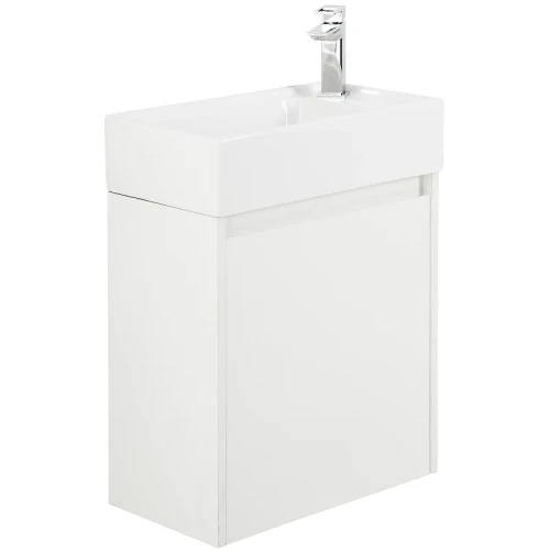 Тумба под раковину BelBagno Kraft Mini 50 L KRAFT MINI-500/260-1A-SO-BO-L подвесная Bianco Opaco МДФ / ЛДСП