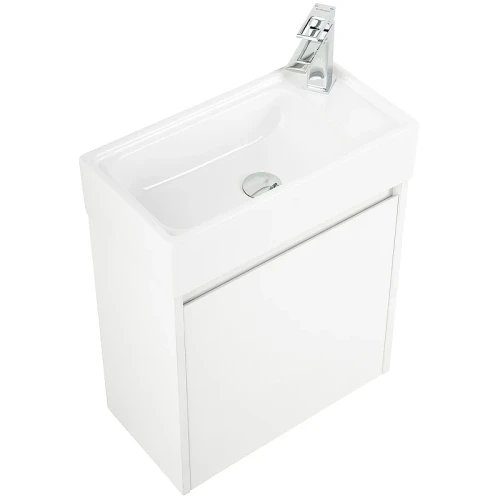 Тумба под раковину BelBagno Kraft Mini 50 L KRAFT MINI-500/260-1A-SO-BO-L подвесная Bianco Opaco МДФ / ЛДСП
