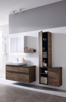 Тумба Geberit Smyle Square 45 500.357.JR.1 подвесная Пекан МДФ / ЛДСП