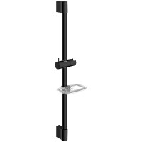 Душевая штанга AQUAme AQM8203B Черная латунь на стену