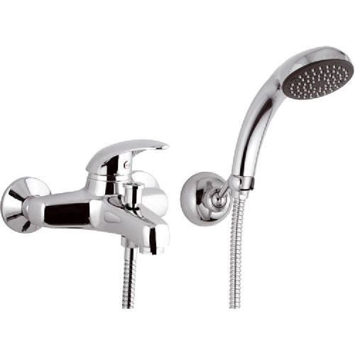 Смеситель для ванны Remer Giga G02 Хром на стену