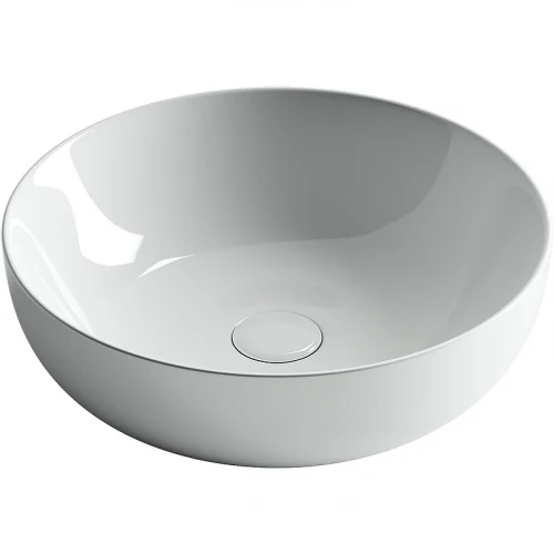 Раковина-чаша Ceramicanova Element 42 CN5024 Белая фарфор накладная