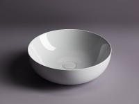 Раковина-чаша Ceramicanova Element 42 CN5024 Белая фарфор накладная