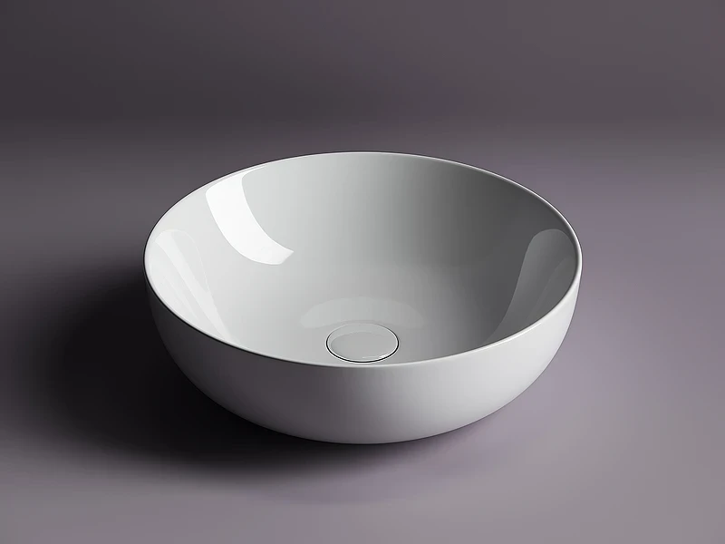Раковина-чаша Ceramicanova Element 42 CN5024 Белая фарфор накладная