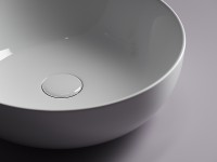 Раковина-чаша Ceramicanova Element 42 CN5024 Белая фарфор накладная