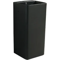 Раковина SantiLine 42 SL-4005MB Черная матовая фаянс напольный