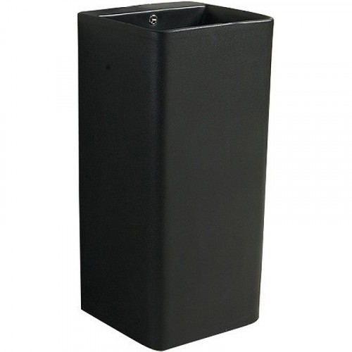 Раковина SantiLine 42 SL-4005MB Черная матовая фаянс напольный