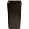 Раковина SantiLine 42 SL-4005MB Черная матовая фаянс напольный