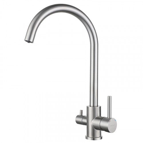 Смеситель для кухни GranFest Z-5420 цвет Нержавеющая сталь