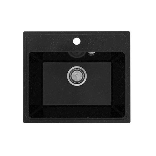 Кухонная мойка Practik 49 PR-M-490-004 цвет Черный