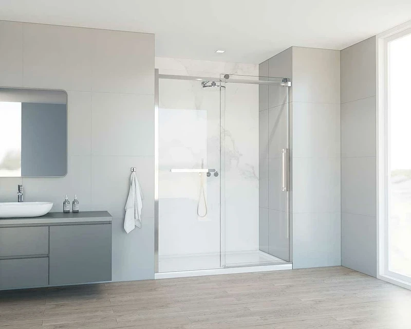 Душевая дверь Vincea Como Soft 150 VDS-1CS150CL профиль Хром стекло прозрачное