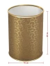 Ведро для мусора Geralis M-FGG-B Flower цвет Золото, кант Золото, 3