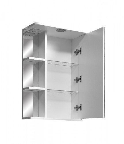 Зеркальный шкаф Stella Polar Нелея 45 SP-00000575 с подсветкой цвет Белый