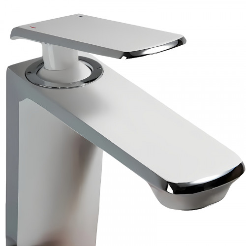 Смеситель для раковины Haiba HB10548-8 Белый Хром