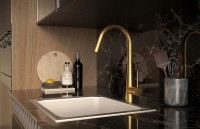 Смеситель для кухни Shouder Iten 0300607 Золото матовое