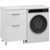 Тумба под раковину Brevita Enfida 120 ENF-07060-012Я Белая матовая МДФ / ЛДСП