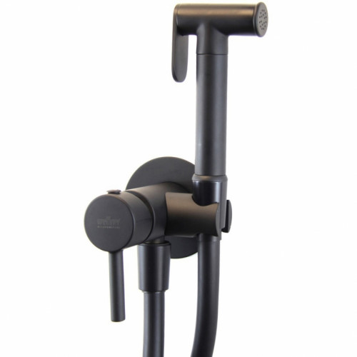Гигиенический душ со смесителем Webert Sax Evolution SE870303560 Черный матовый пластик на стену