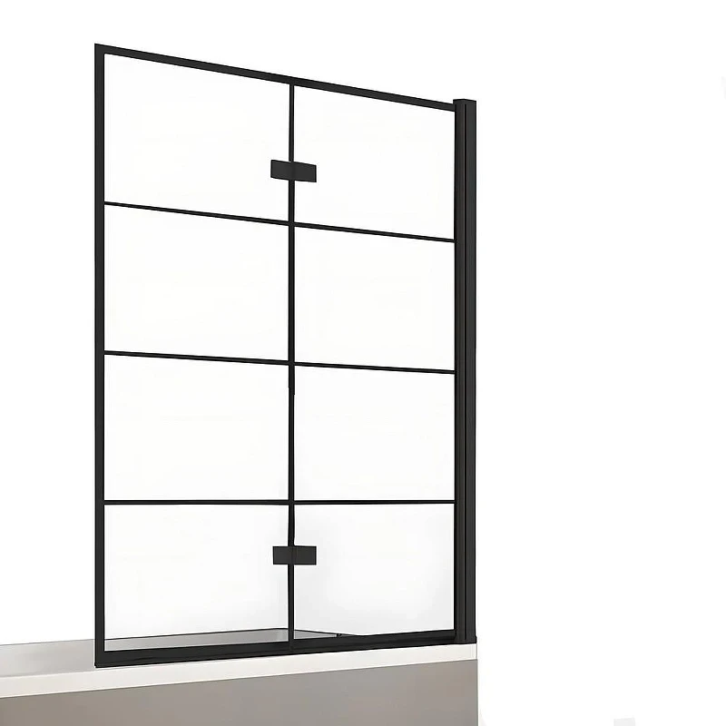 Шторка для ванны New Trendy NEW SOLEO Black x100 P-0050