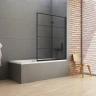 Шторка для ванны New Trendy NEW SOLEO Black x100 P-0050