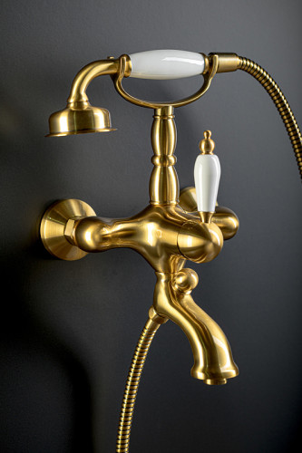 Смеситель для ванны Boheme Tradizionale Oro 283 Золото латунь на стену