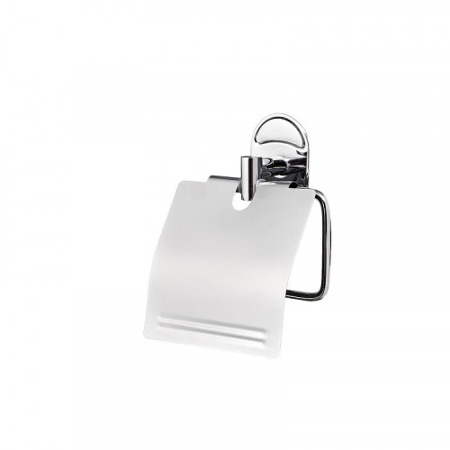 Держатель туалетной бумаги Ростовская Мануфактура Сантехники A3020 с крышкой Хром