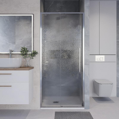 Душевая дверь Niagara Nova 110 NG-65-11CH профиль Хром стекло шиншилла