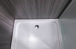 Душевой уголок Esbano ESR-8021 120x80 ESUGR8021 профиль Хром стекло рифленое
