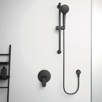 Душевой гарнитур Ideal Standard Ideal Rain Soft BD142XG Черный матовый латунь на стену