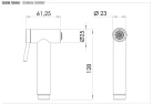 Гигиенический душ Remer X Style Inox SS332ON цвет Нержавеющая сталь