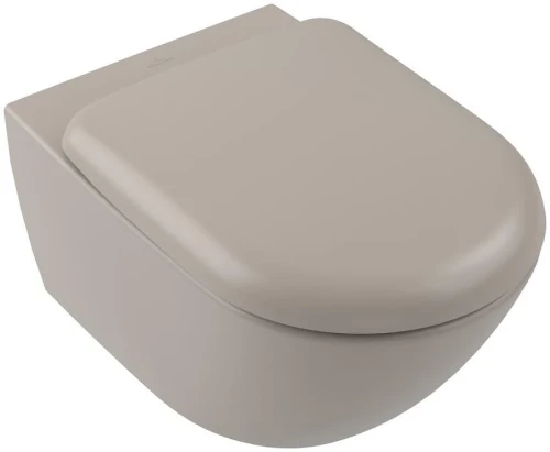 Унитаз подвесной Villeroy&amp;Boch Antao 4674T0AM цвет Almond CeramicPlus без сиденья
