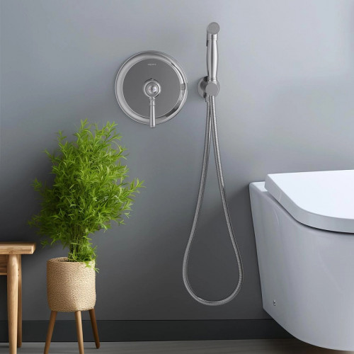 Гигиенический душ со смесителем Aquatek Классик AQ1519CR Хром латунь встраиваемый