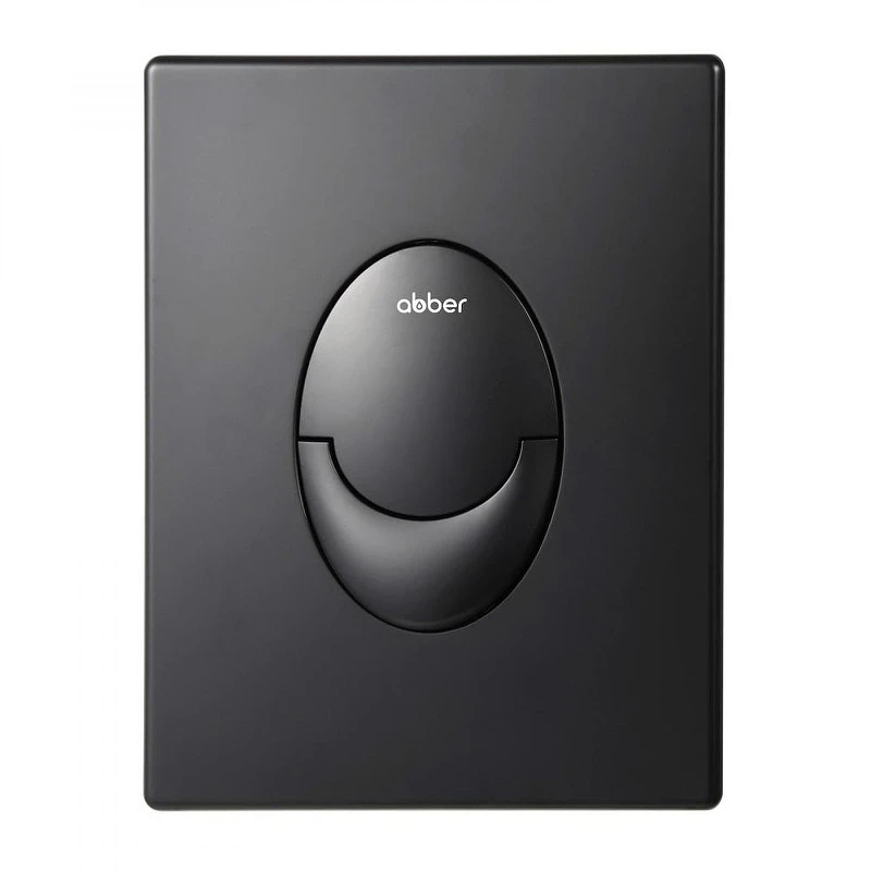 Кнопка смыва для инсталляции Abber AC0125MB цвет Черный матовый