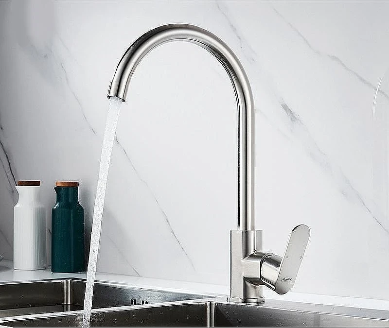 Смеситель для кухни Accoona H205 A45205 Нержавеющая сталь