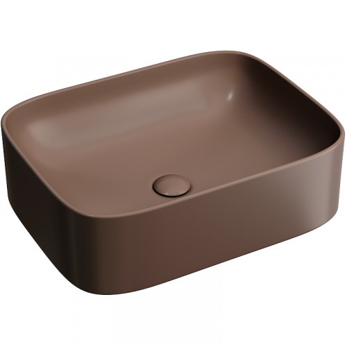 Раковина-чаша Ceramicanova Element 51 CN6052MDB Темно-коричневая матовая фарфор накладная